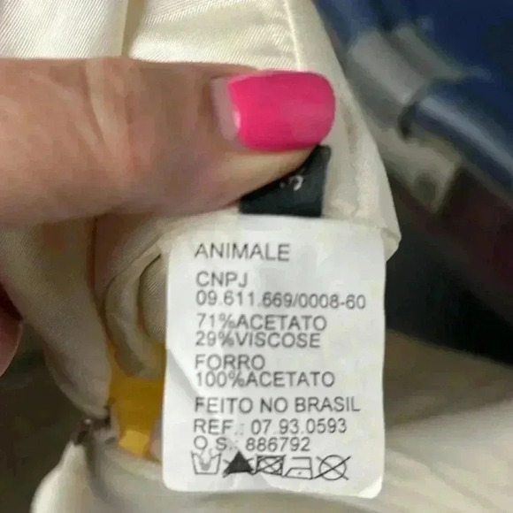 Animale Strapless Pantsuit Back Zip Cowl Collar Wide Leg Pockets Classy Swank 36 - Picture 10 of 11